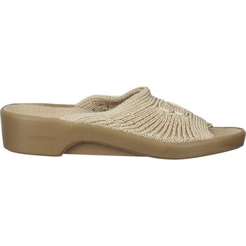 Schoenen Dames Sloffen Arcopedico Pantoffels Beige