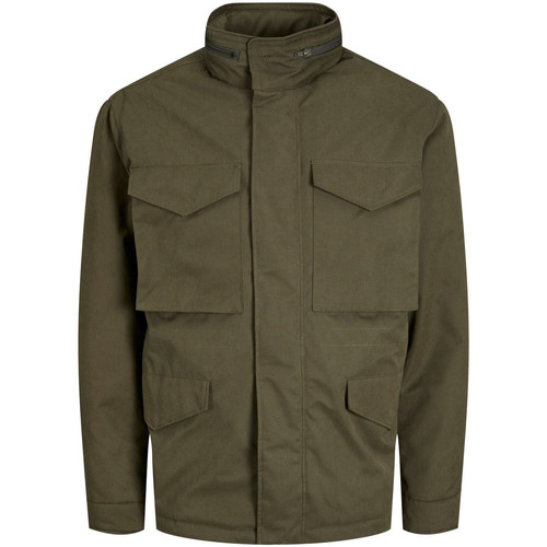 Textiel Heren Dons gevoerde jassen Jack & Jones Corps Field Jacket Groen