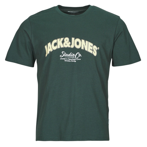 Textiel Heren T-shirts korte mouwen Jack & Jones JORBRONX  Groen