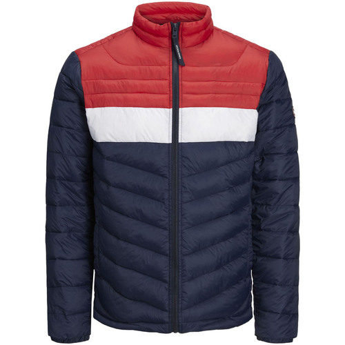 Textiel Heren Dons gevoerde jassen Jack & Jones Hero Puffer Collar Blauw