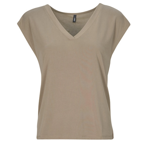 Textiel Dames T-shirts korte mouwen Only ONLFREE Bruin