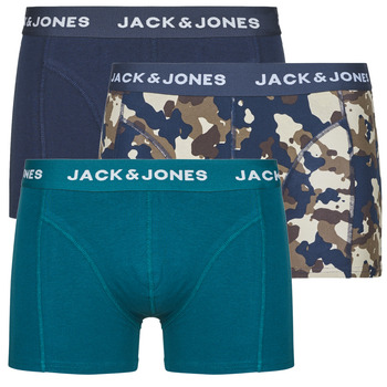 Ondergoed Heren Boxershorts Jack & Jones JACCAMOFLAGE X3 Marine