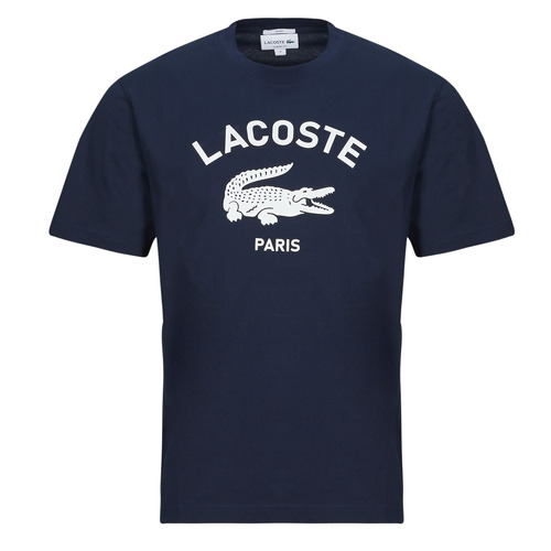 Textiel T-shirts korte mouwen Lacoste TH2733 Marine