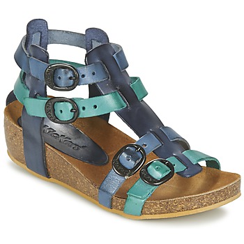 Schoenen Meisjes Sandalen / Open schoenen Kickers BOMDIA Blauw