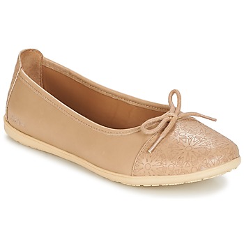 Schoenen Meisjes Ballerina's Kickers EDANA Beige