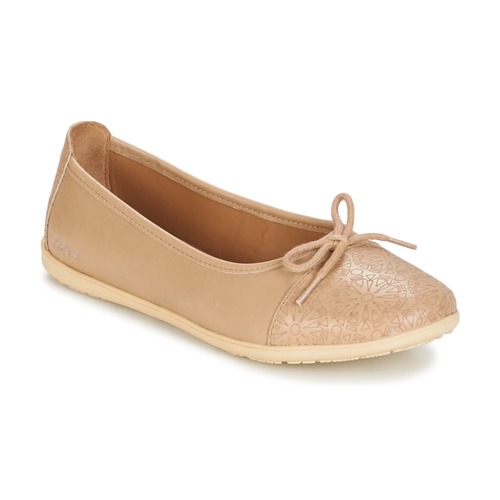 Schoenen Meisjes Ballerina's Kickers EDANA Beige