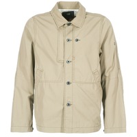 Textiel Heren Wind jackets G-Star Raw RACKAM OVERSHIRT Beige