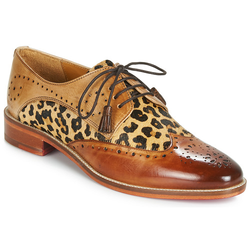 Buty Damskie Derby Melvin & Hamilton BETTY-4 Brązowy / Leopard