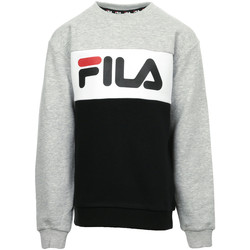 tekstylia Dziecko Bluzy Fila Night Blocked Crew Kids Czarny