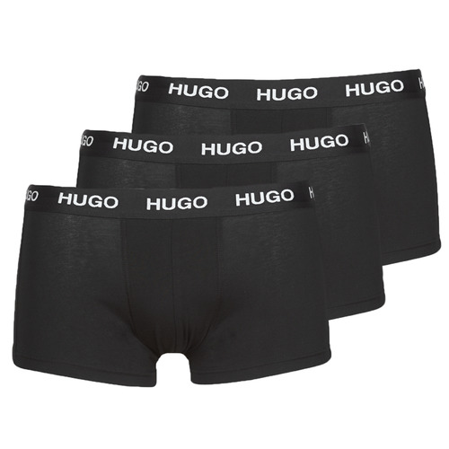 Bielizna Męskie Bokserki HUGO TRUNK TRIPLET PACK Czarny