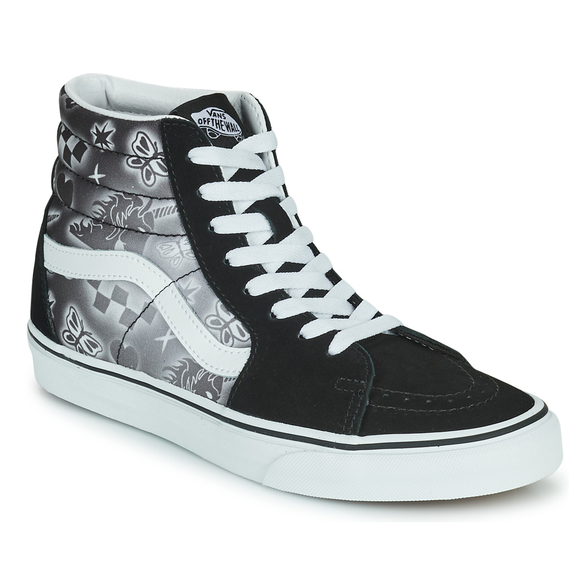 Buty Damskie Trampki wysokie Vans SK8-Hi Czarny / Biały