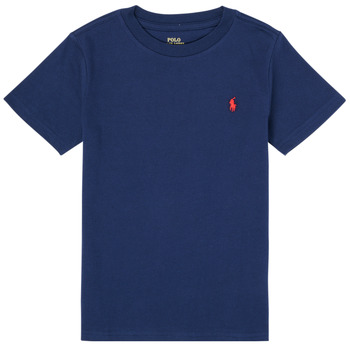 tekstylia Dziecko T-shirty z krótkim rękawem Polo Ralph Lauren TINNA Marine