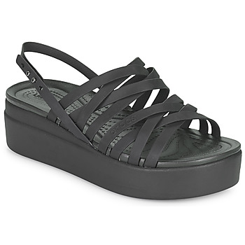 Buty Damskie Sandały Crocs CROCS BROOKLYN STRAPPY LOWWDGW Czarny