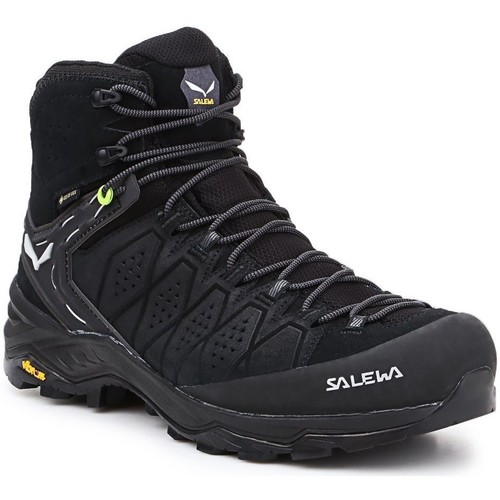 Buty Męskie Trekking Salewa Buty hikingowe  MS Alp Trainer 2 Mid GTX 61382-0971 Czarny