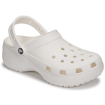 Buty Damskie Chodaki Crocs CLASSIC PLATFORM CLOG W Biały