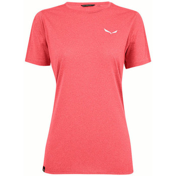 tekstylia Damskie T-shirty z krótkim rękawem Salewa T-shirt  Pedroc 3 Dry 27726-6087 Różowy