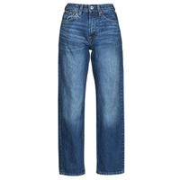 tekstylia Damskie Jeansy straight leg Pepe jeans DOVER Niebieski