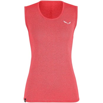 tekstylia Damskie T-shirty z krótkim rękawem Salewa PEDROC 3 DRY W TANK 27727-6087 Różowy