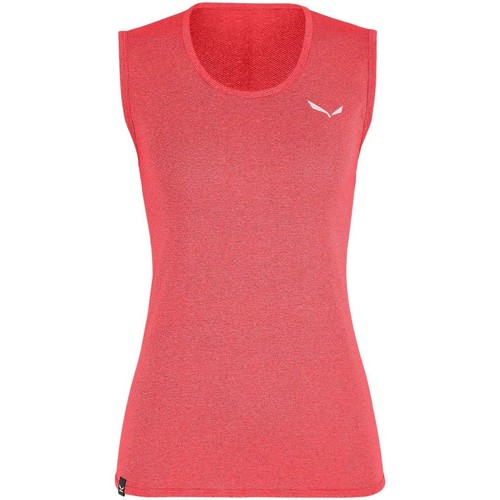 tekstylia Damskie T-shirty z krótkim rękawem Salewa PEDROC 3 DRY W TANK 27727-6087 Różowy