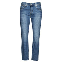 tekstylia Damskie Jeans mom Pepe jeans VIOLET Niebieski