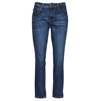 tekstylia Damskie Jeans mom Pepe jeans VIOLET Niebieski