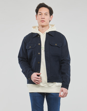 tekstylia Męskie Kurtki krótkie Lyle & Scott TRUCKER JACKET Marine