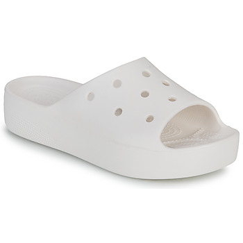 Buty klapki Crocs CLASSIC PLATFORM SLIDE Biały