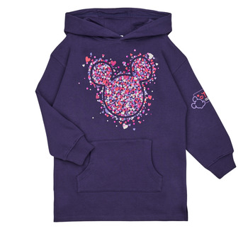 tekstylia Dziewczynka Sukienki krótkie Desigual VEST EMMLINE DISNEY Niebieski / Różowy