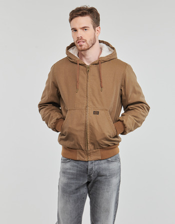 tekstylia Męskie Kurtki krótkie Superdry VINTAGE WORKWEAR HOODED BOMBER Camel