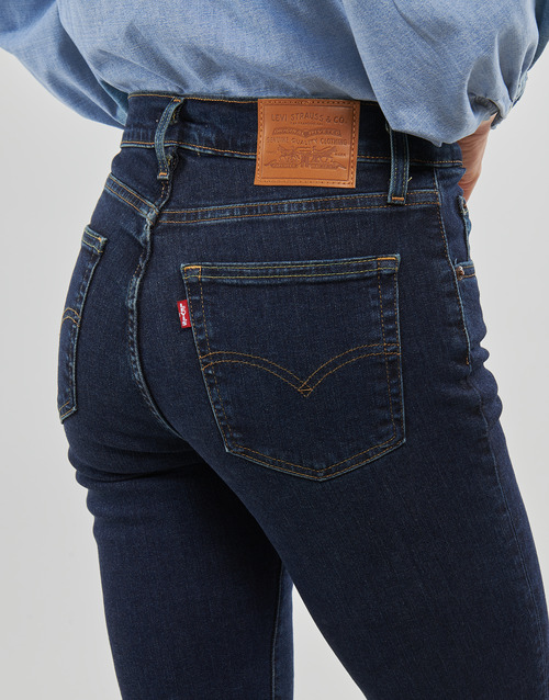 Levi's 724 HIGH RISE STRAIGHT Niebieski