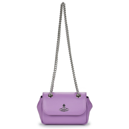 Torby Damskie Torby na ramię Vivienne Westwood RE-VEGAN SMALL PURSE Liliowy