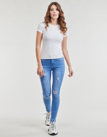 tekstylia Damskie Jeansy skinny Moony Mood SARIEL Niebieski