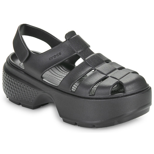 Buty Damskie Sandały Crocs Stomp Fisherman Sandal Czarny