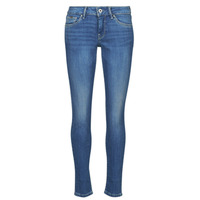 tekstylia Damskie Jeansy skinny Pepe jeans SKINNY JEANS LW Niebieski