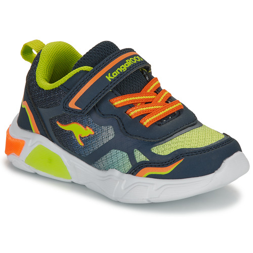 Buty Chłopiec Trampki niskie Kangaroos K-SLB Lighto EV Marine / Żółty