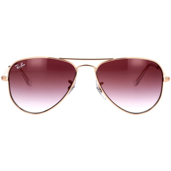 Zegarki & Biżuteria  Dziecko okulary przeciwsłoneczne Ray-ban Occhiali da Sole  Junior Aviator RJ9506S 291/8H Złoty