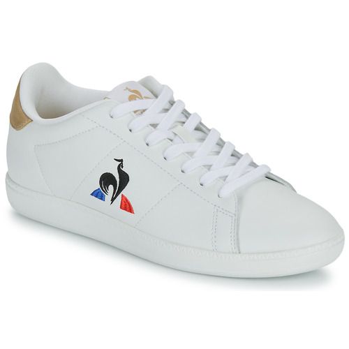 Buty Męskie Trampki niskie Le Coq Sportif COURTSET_2 Biały / Dore