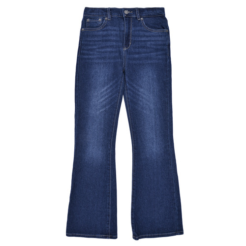 tekstylia Dziewczynka Jeans flare / rozszerzane  Levi's LVG 726 HIGH RISE FLARE JEAN Niebieski