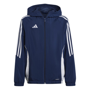 tekstylia Chłopiec Kurtki wiatrówki adidas Performance IM8797 Marine / Biały