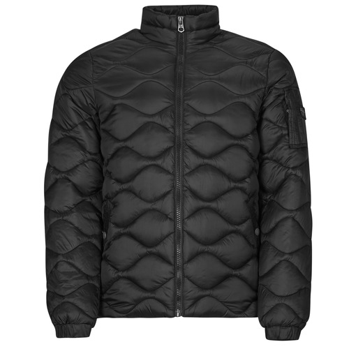 tekstylia Męskie Kurtki / Blezery Petrol Industries MEN JACKET PADDED Czarny