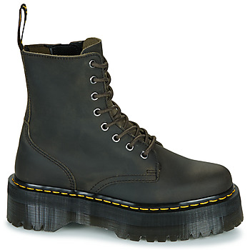 Dr. Martens Jadon Charcoal Grey Burnished Waxy Pull Up