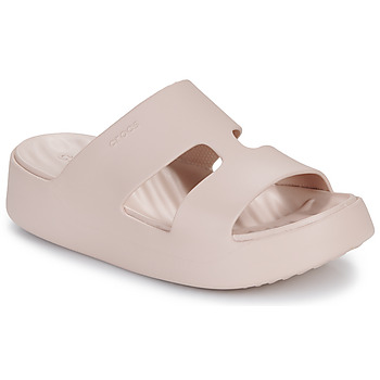 Buty Damskie Klapki Crocs Getaway Platform H-Strap Nude