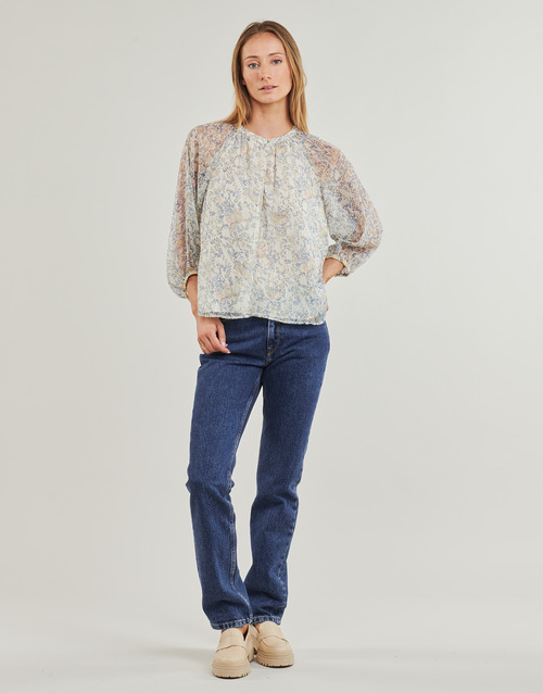 Pepe jeans STRAIGHT JEANS MW Niebieski