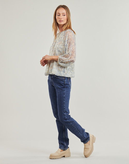 Pepe jeans STRAIGHT JEANS MW Niebieski