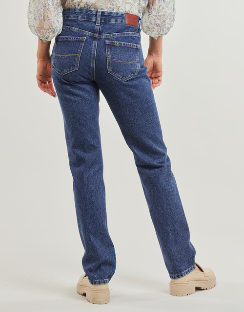 Pepe jeans STRAIGHT JEANS MW Niebieski