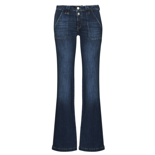 tekstylia Damskie Jeans flare / rozszerzane  Le Temps des Cerises FLARE Niebieski