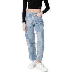 tekstylia Damskie Jeansy straight leg Pepe jeans DOVER WEAVE PL204401R Niebieski