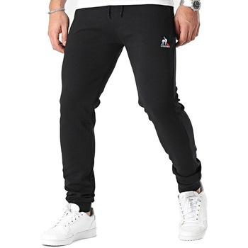 tekstylia Męskie Spodnie Le Coq Sportif ESS PANT SLIM N Czarny