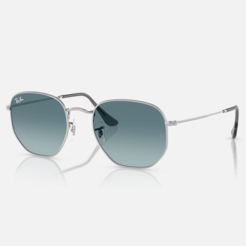 Zegarki & Biżuteria  okulary przeciwsłoneczne Ray-ban Occhiali da Sole  Hexagonal RB3548N 003/3M Srebrny