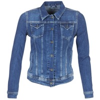 tekstylia Damskie Kurtki jeansowe Pepe jeans THRIFT Niebieski / Medium